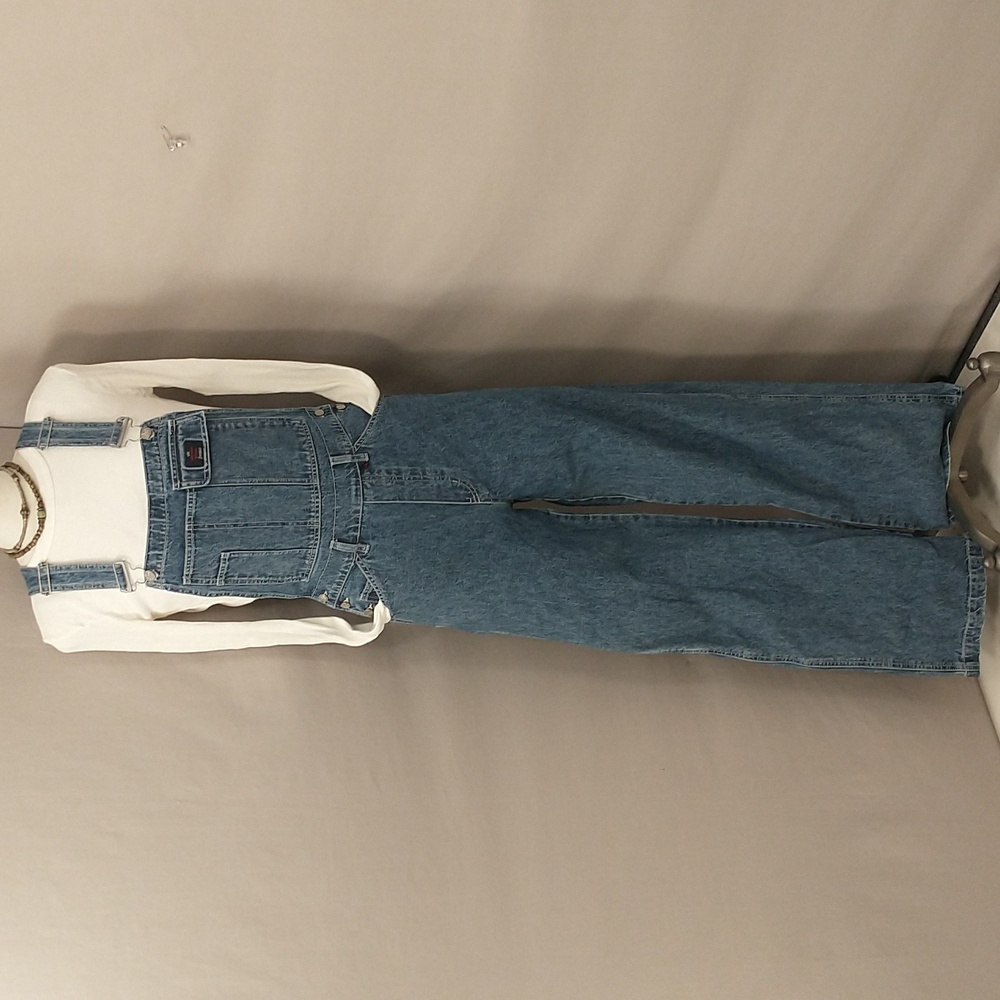 Vintage Denim Overalls Calvin Klein Jeans Wide Leg 100% cotton Mid wash Sm Apx4